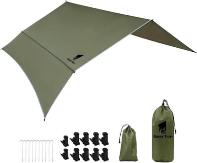 Waterdichte Tarp voor Kamperen en Backpacken