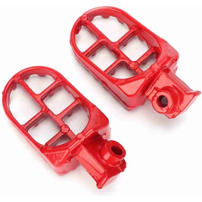 2 stuks Motor Crossmotor Aluminium Rijder Passagier Voetsteunen Voetsteunen Vloerplaten red
