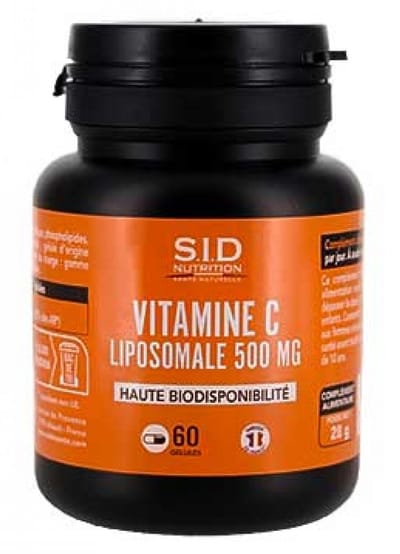 S.I.D Nutrition Liposomale Vitamine C 500 mg 60 Capsules