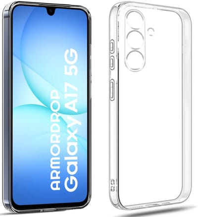 Armordrop Transparant Hoesje Geschikt Voor Samsung A17 Hoesje - Stevige Beschermhoesje