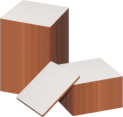 Multiplex Platen - Houten Vlakken - Doe-het-zelf Knutselen - Onafgewerkt Oppervlak - 100 Stuks - Hout