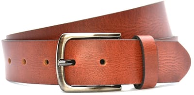 Timbelt 4 cm cognac XXL riem lengte 145 cm - Nette Riem - Pantalon Riem - extra lange lederen riem - Heren/dames riem XXXL Riem - taillemaat 125