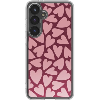 imoshion Hoesje - Geschikt voor Samsung Galaxy S24 FE - Design hoesje - Hearty Blush