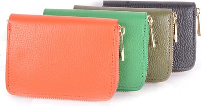 Giuliano basic portemonnee - Donkerblauw - Dames - Made in Italy