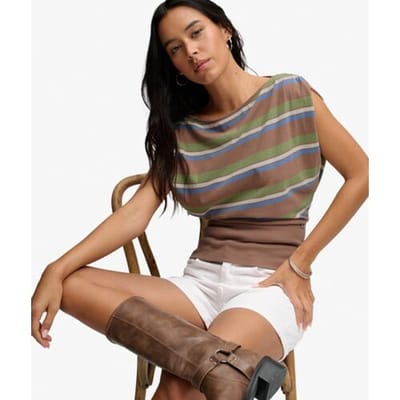 Dames top Superdry Bardot