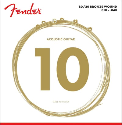 Fender 70XL Bronze Snaren voor Akoestische Gitaar (10-48)