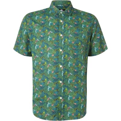 Limited Edition Jurassic Park Raptor Floral Printed Shirt - Zavvi Exclusive - S