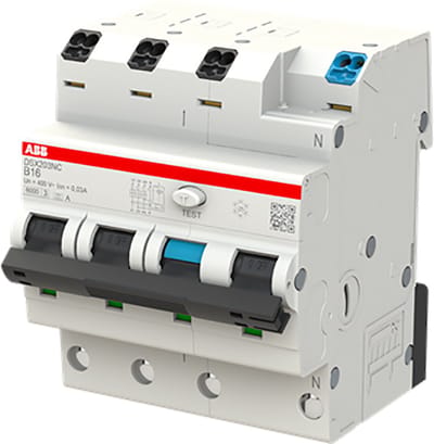 Abb Dsx203nc B16 A30 Rccb Aardlekschakelaar 3P+N - 2Csr256192R1165 - E3ZUF