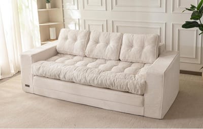 Vloerbank Slaapbank 190x85 cm 3-Zits - 190x85 cm - Novihome