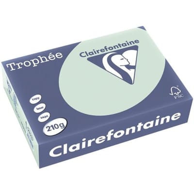 Clairefontaine Trophée Pastel - Gekleurd Papier - A4 - 250 - Groen