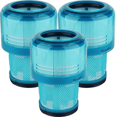 3x HEPA Filter compatibel met Dyson V15 Detect Complete Extra Stofzuiger Vervanging