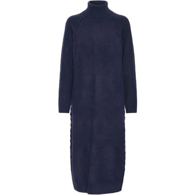Midi-jurk met ribboorden, model 'DASILA'
