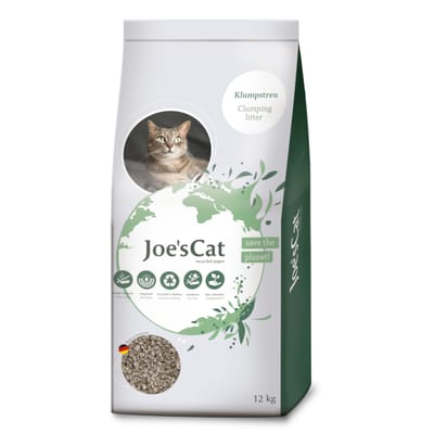 Joe's Cat klonterende kattenbakvulling gemaakt van gerecycled papier - 32 l (12 kg)
