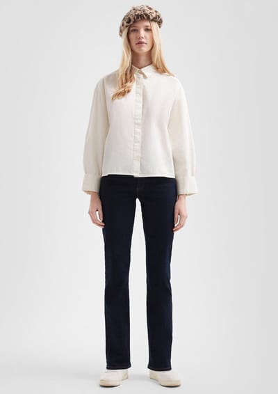 Straight Jeans Met Middenhoogte Voor Vrouwen QS Catie