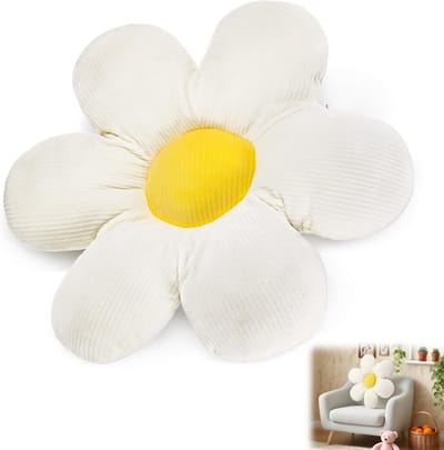 Luxe Zonnebloem Sierkussen 40 cm Zacht en Comfortabel voor Kinderen en Volwassenen - Decoratief Kussen voor Bank en Stoel
