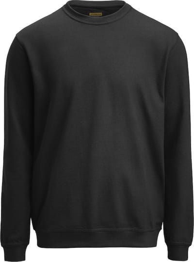 Jobman 5120 Roundneck Sweatshirt 65512010 - Zwart - L