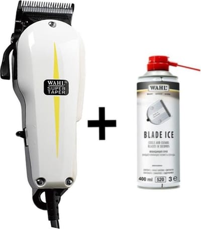 Wahl Super Taper - Tondeuse + Wahl Blade Ice 400 ML