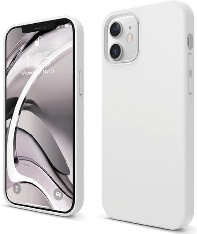 Solid hoesje Soft Touch Liquid Silicone Flexible TPU Cover - Geschikt voor: iPhone 11 Pro - wit
