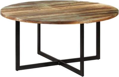 Eettafel Hout - Keukentafel - Gezellig Tafelen - Uniek Gerecycled Hout - 150x75cm - Multicolor