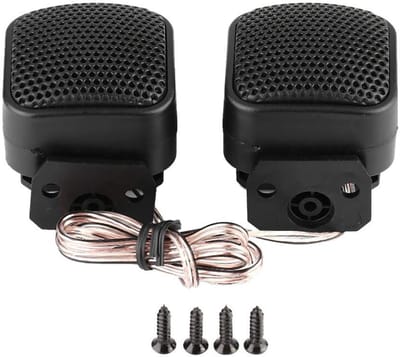 Dailygoody - Auto Luidspreker - 2 stuks - Kleine Vierkante Luidsprekers - 500 W - Muziek Tweeter - Hoge Geluidshelderheid - Geschikt voor Auto