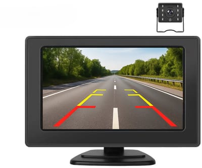Cartronix RV-890 Achteruitrijcamera Display – Universeel 4.3 inch Monitor
