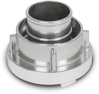 EBERTH 2" Storz C-zuigkoppeling, slangkoppeling van 2 inch, buitendiameter slangmondstuk 52 mm, hogedrukslangkoppeling, brandweerkoppeling, Storz-koppeling van aluminium inclusief afdichting, Storz 52-C