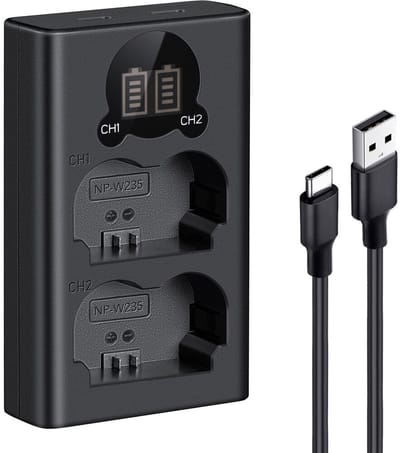 K&F Concept Dubbele batterijlader Fujifilm NP-FW235