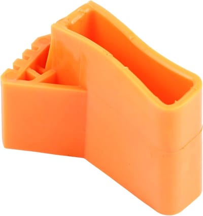 Vouwladder Rubberen Voeten - Ladderdoppen Ladderkussens - Vloer Beschermen - Antislip Ontwerp - 9 x 6.5 x 2 cm - Oranje