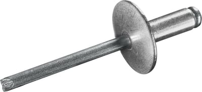 GOEBEL® - 250 x Blindklinknagels (Ø x L) 4,8 x 10 mm - Alu Aluminium AlMG 3,5 / Staal verzinkt - Grote kop - STANDARD - 7071148100 - Popnagel