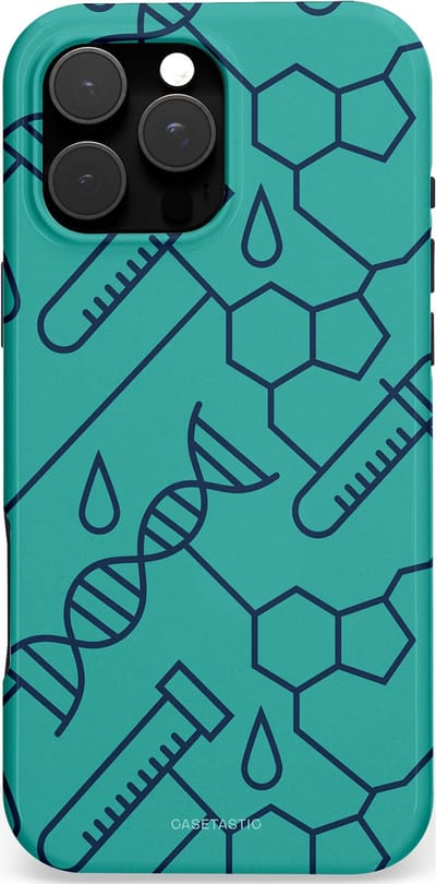 Casetastic Hoesje Geschikt voor Apple iPhone 16 Pro Max Magsafe - Stijlvolle Beschermende Duo-layer Case - DNA Creaties