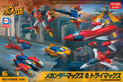 Academy Modelbouwpakket - 15822 Mechander Robo Mechander Max - Tri Max - 6-in-1 - Mecha Figuur Plastic - Academy - Modelbouw