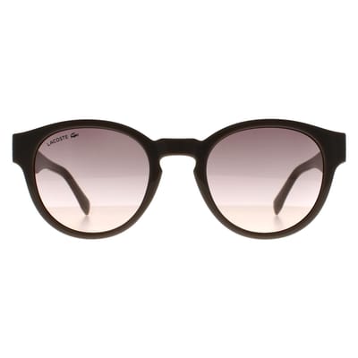 Lacoste Ronde Dames Transparant Lichtgrijs Taupe Nude Kleurverloop L6000S