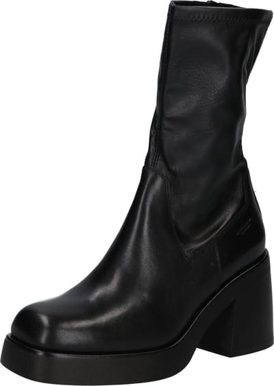 Vagabond Shoemakers Brooke 2.0 Enkellaarsjes - Enkelboots met rits - Dames - Zwart - Maat 42