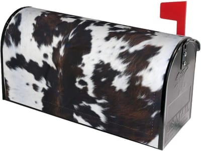 Magnetische Brievenbushoes Koeienprint Standaard Formaat - Weerbestendige Postbak Cover voor Tuindecoratie