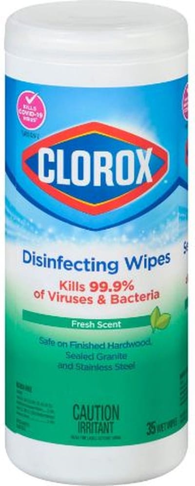 Clorox Disinfecting Wipes - Fresh Scent 35S