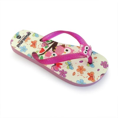 Brasileras Slippers Kinderen- Fuchsia/Fuchsia- 33/34