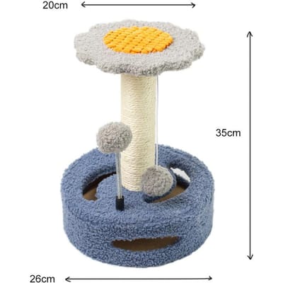 Kattenklimrek Klein Kattenspeelgoed Krabplank Katten Springplatform Creatieve Zonnebloem Sisal Krabpaal Kattenbenodigdheden