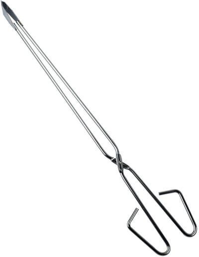 Extra lange schaartang, 55 cm roestvrijstalen barbecuetang voor buiten, lange keukenschaartang met verlengd handvat, houtklem voor houtskool, afvalgrijper, vuurtang-Belle's product
