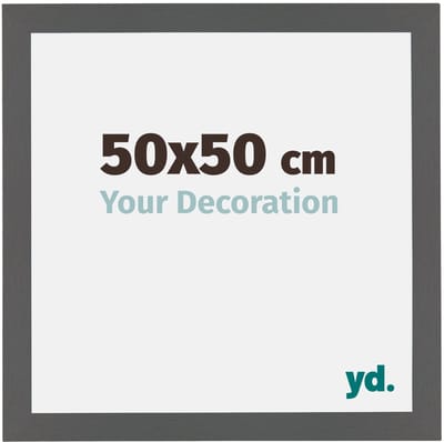 Your Decoration - Puzzellijst 50x50 cm - Antraciet - Puzzellijst 500-1000 stukjes - MDF Fotolijst - Mura