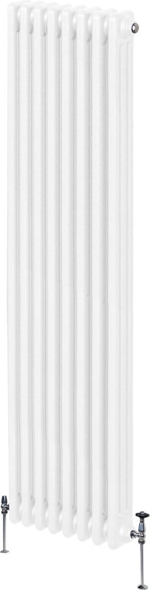 Traditionele 3 kolom verticaal radiator - wit - 1800x382mm - 5277 btu