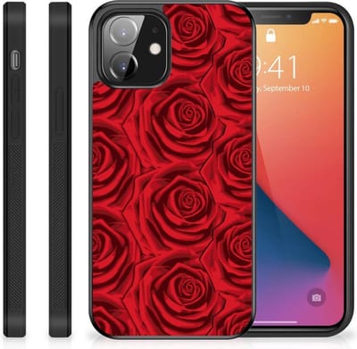 iPhone 12 Mini Skin Case Red Roses