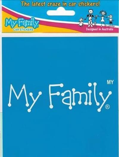 My Family, autosticker
