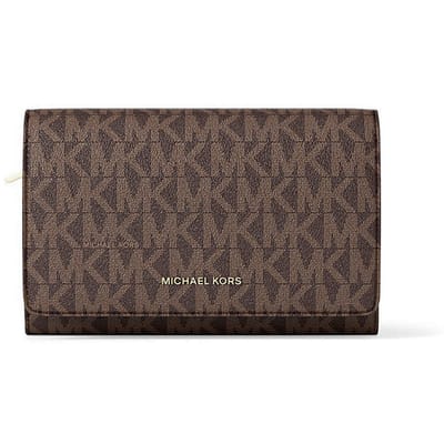 Michael Kors Jetset portemonnee medium brown/acorn