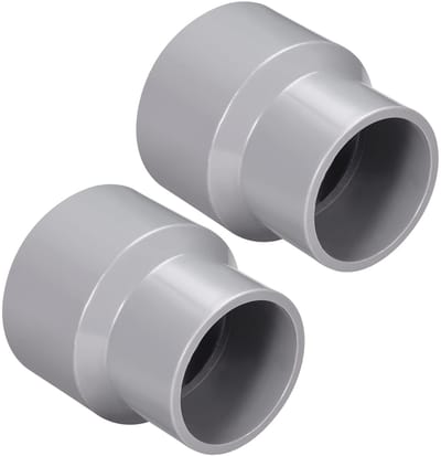 Dailygoods- Reductiekoppeling 63mm x 50mm - PVC Koppeling - DWV Slangconnector - Sterk en Duurzaam - Voor Irrigatie - Geschikt voor Bouw en Tuin