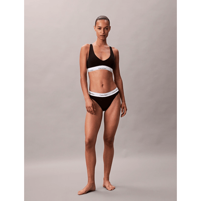 Calvin Klein tanga - Icon katoen modal - zwart 1X