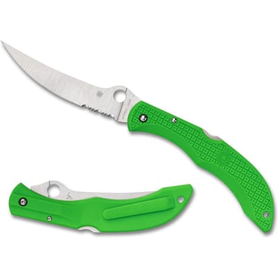 Spyderco catcherman salt green lc200n ce