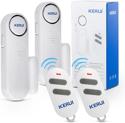 Draadloos Deur en Raamalarm 120dB met Afstandsbediening - 3 Modi: Alarm, Deurbel & Kinderbeveiliging