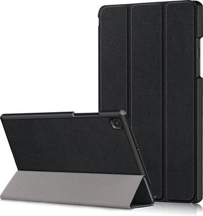 Samsung Galaxy Tab A7 2020 hoesje - 10.4 inch - Samsung Galaxy Tab A7 2022 hoesje - Tri Fold Tablet Cover Zwart