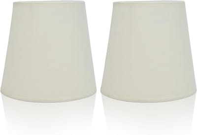 Allecto - Lampenkappen Plafond - Kleine Lampenkappen - Perfect voor Tafellamp - Beige - E14 Nachtkastje - 2 Pack