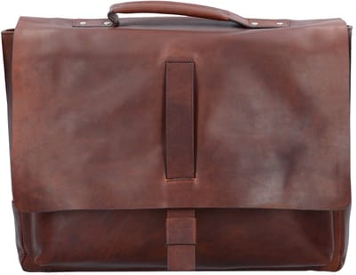 JOOP! Schoudertas Laptoptas met laptopvak Loreto Kreon Briefbag MHF Dark Brown Bruine
